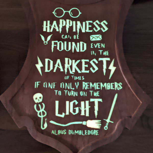 Harry Potter Plaque