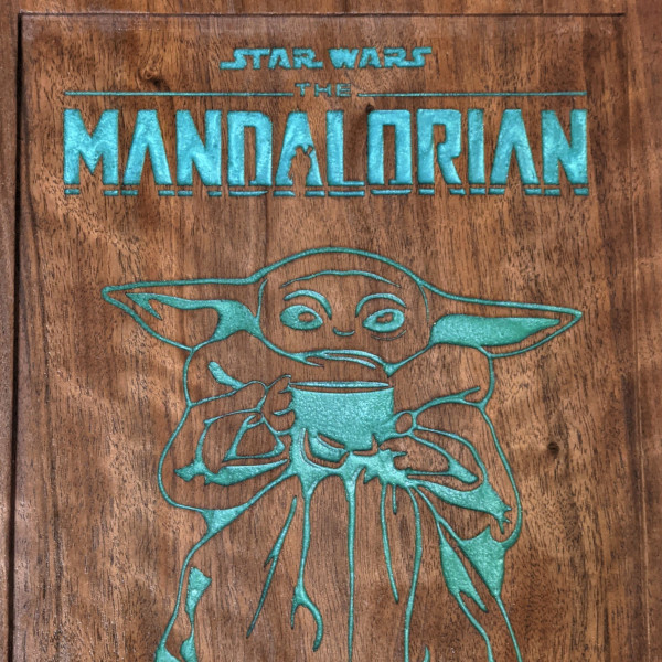 Baby Yoda Plaque
